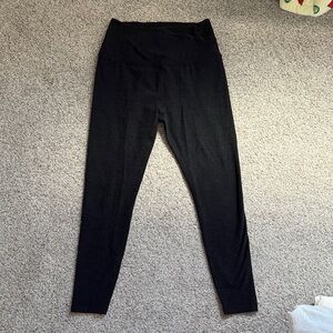 Beyond Yoga Darkest Night- Spacedye At Your Leisure High Waisted Midi Legging